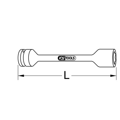 Produktbild von KSTOOLS® - 1/2" Spezial Ausdrehnuss, 17mm