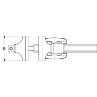 Produktbild von KSTOOLS® - Parallel-Schraubstock ohne Drehteller, 167mm