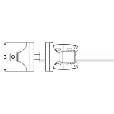 Produktbild von KSTOOLS® - Parallel-Schraubstock mit Drehteller, 90mm