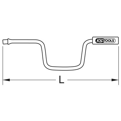 Produktbild von KSTOOLS® - EDELSTAHL 1" Kurbel