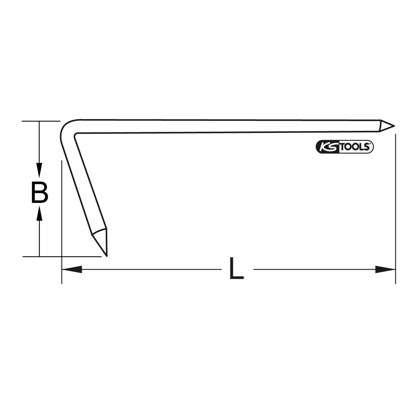 Produktbild von KSTOOLS® - BRONZEplus Winkeldorn, Ø24mm