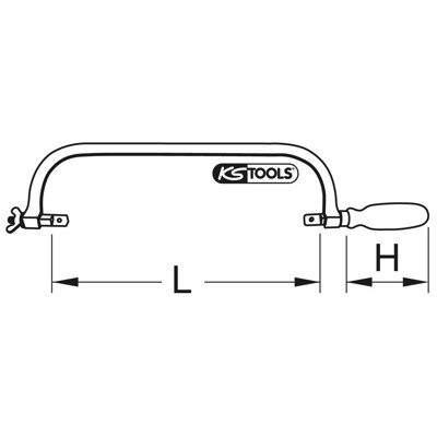 Produktbild von KSTOOLS® - BRONZEplus Bügelsäge 560mm