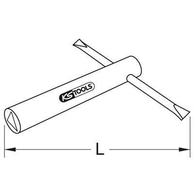 Produktbild von KSTOOLS® - BRONZEplus 3-kant-Steckschlüssel M24