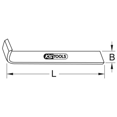 Produktbild von KSTOOLS® - BRONZEplus Winkelschaber 200mm