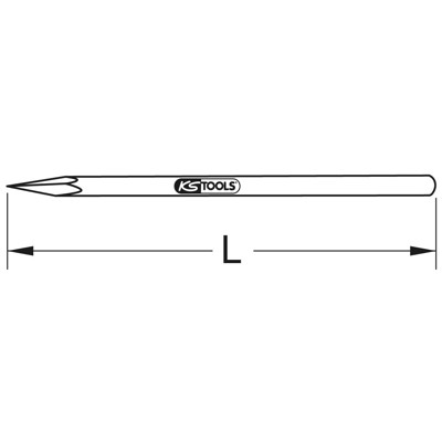 Produktbild von KSTOOLS® - BRONZEplus Gewindereinigungsstift 10 x 300mm