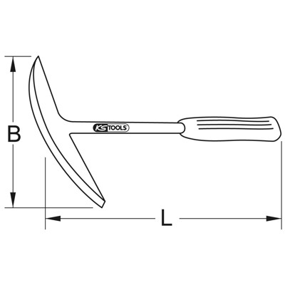 Produktbild von KSTOOLS® - BRONZEplus Handpickel 380mm