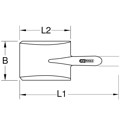 Produktbild von KSTOOLS® - BRONZEplus Handschaufel 540mm