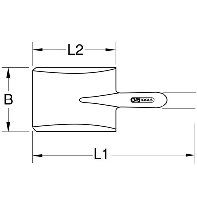 Produktbild von KSTOOLS® - BRONZEplus Handschaufel 540mm