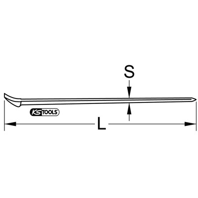 Produktbild von KSTOOLS® - BRONZEplus Brechstange 450mm