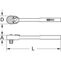 Produktbild von KSTOOLS® - 3/8" TITANplus Umschaltknarre, 30 Zahn