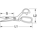 Produktbild von KSTOOLS® - BERYLLIUMplus Arbeitsschere 220mm