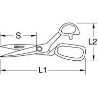 Produktbild von KSTOOLS® - BERYLLIUMplus Arbeitsschere 220mm