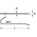 Produktbild von KSTOOLS® - EDELSTAHL Nageleisen, 600mm