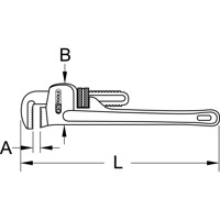 Produktbild von KSTOOLS® - BRONZEplus Verstellbarer Schraubenschlüssel 70 x 425mm