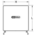 KSTOOLS Rahmen für Schweißerschutzwand Produktbild img4 S