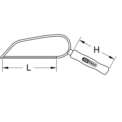 Produktbild von KSTOOLS® - Kleinhandsäge, 150mm