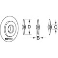 Produktbild von KSTOOLS® - Ersatzschneidrad für Rohrabschneider, Metall, 20mm