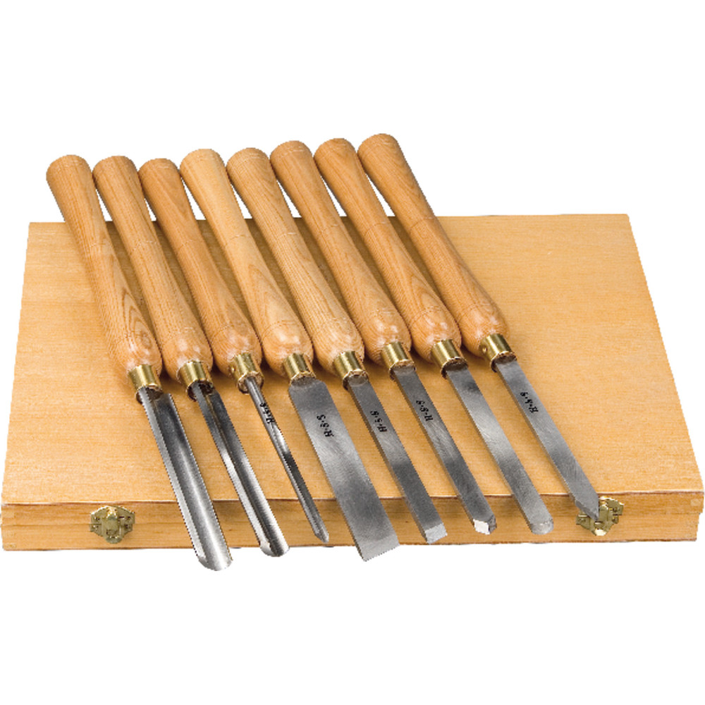 holzstar® Drechselmesser-Set 8-teilig Produktbild img2 L