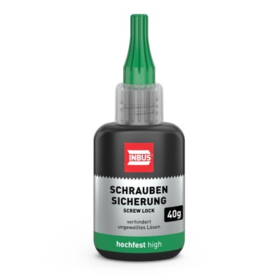 Produktbild von INBUS® - Schraubensicherung hochfest, grün, mittelviskos, 40g (Art. 79680)