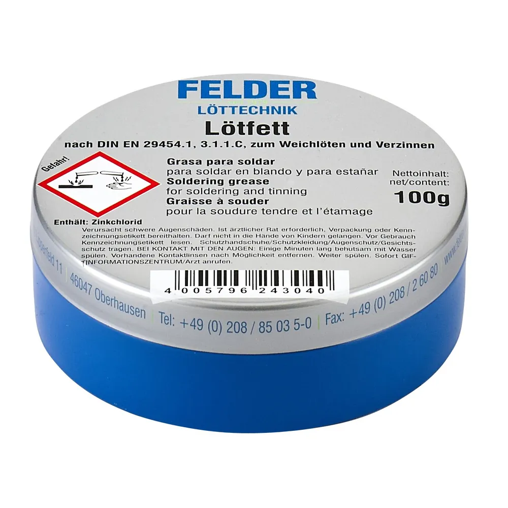 FELDER Lötfett F-SW21 100g Dose Produktbild img1 L