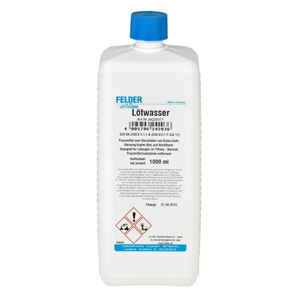 FELDER Lötwasser DIN EN ISO 9454 F-SW 12 1l Produktbild img1 L