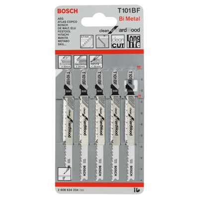 Produktbild von Bosch - Stichsägeblatt T 101 BF, 5er-Pack (2608634234)