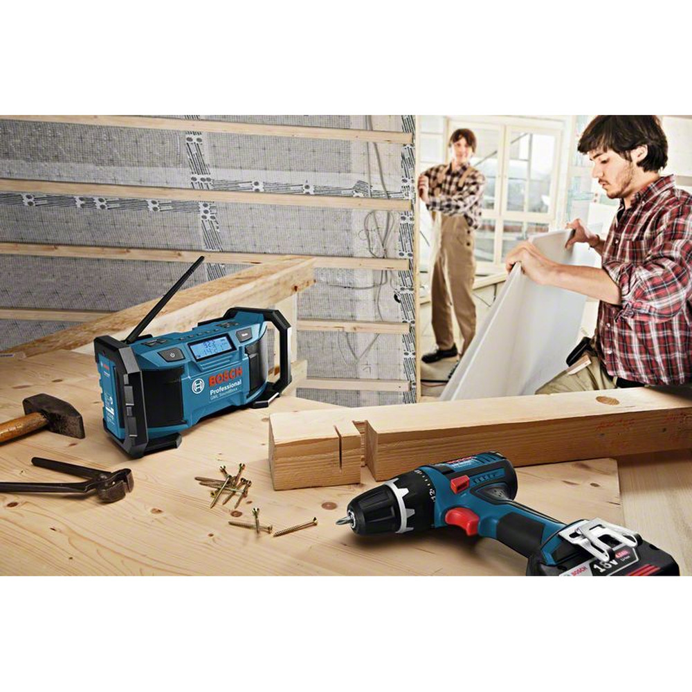 Bosch Radio GML SoundBoxx u. Akku-Bohrschrauber GSR 18 V-LI Produktbild img2 L