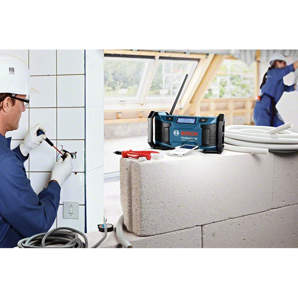 Bosch Radio GML SoundBoxx u. Akku-Bohrschrauber GSR 18 V-LI Produktbild img3 L