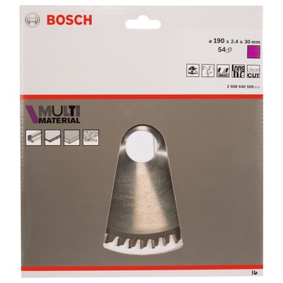 Produktbild von Bosch - HM-Kreissägeblatt ø190 x 30mm 54 TR/F (2608640509)