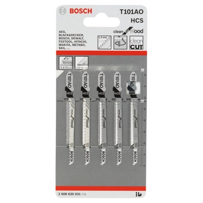 Produktbild von Bosch - Stichsägeblatt T 101 AO, 5er-Pack (2608630031)