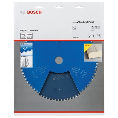 Produktbild von Bosch - HW Kreissägeblatt Expert for Sandwich Panel ø355x30x2,6 80T (2608644147