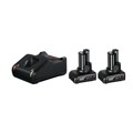 Produktbild von Bosch - Akku Starter-Set: 2 x GBA 12 Volt, 6.0 Ah und GAL 12V-40 (1600A01B20)