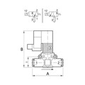 Produktbild von RIEGLER - 3/2-Wege-Magnetventil schallgedämpfte Entlüftung, NC, Schl.8 (480-8)