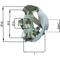 Produktbild von format - Planfräser 45° mit Innenkühlung ø50mm Klemmung Z 4