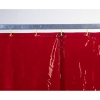 Produktbild von ELMAG - Schweißerschutzvorhang rot b=1300 x h=1600 x 0,4mm gem. prEN 1598/1994