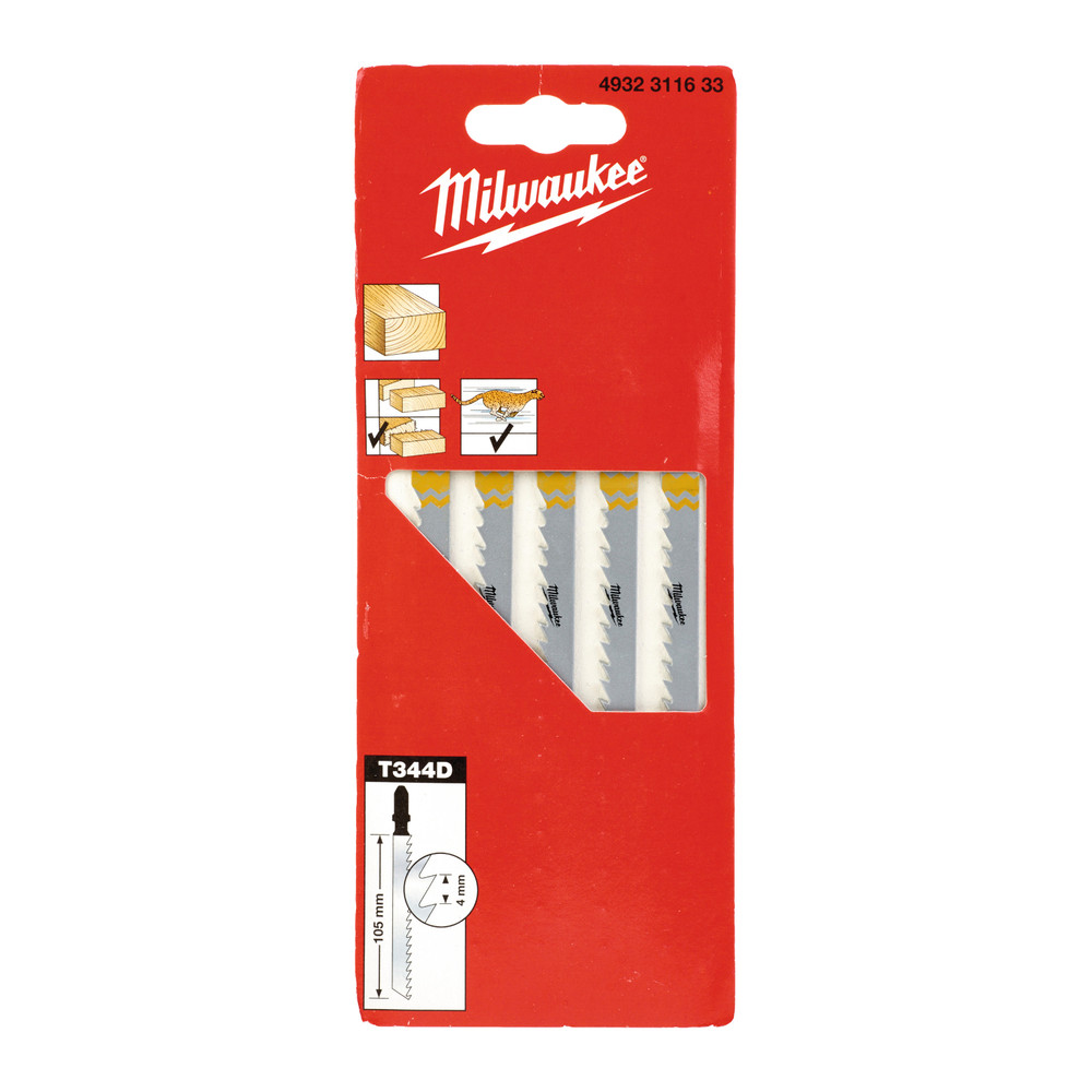 Milwaukee® STICHSÄGEBLATT 105/4MM T344D (5) HOLZ Produktbild img2 L
