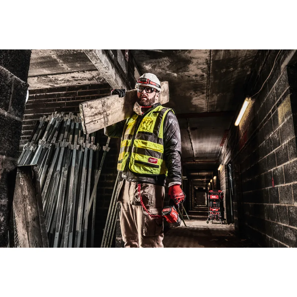 Milwaukee® Prem.Warnschutzweste gelb S/M Produktbild img2 L