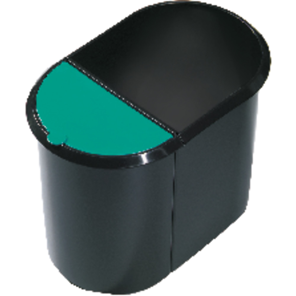 helit Papierkorb Duo-System schwarz/rot Produktbild img2 L