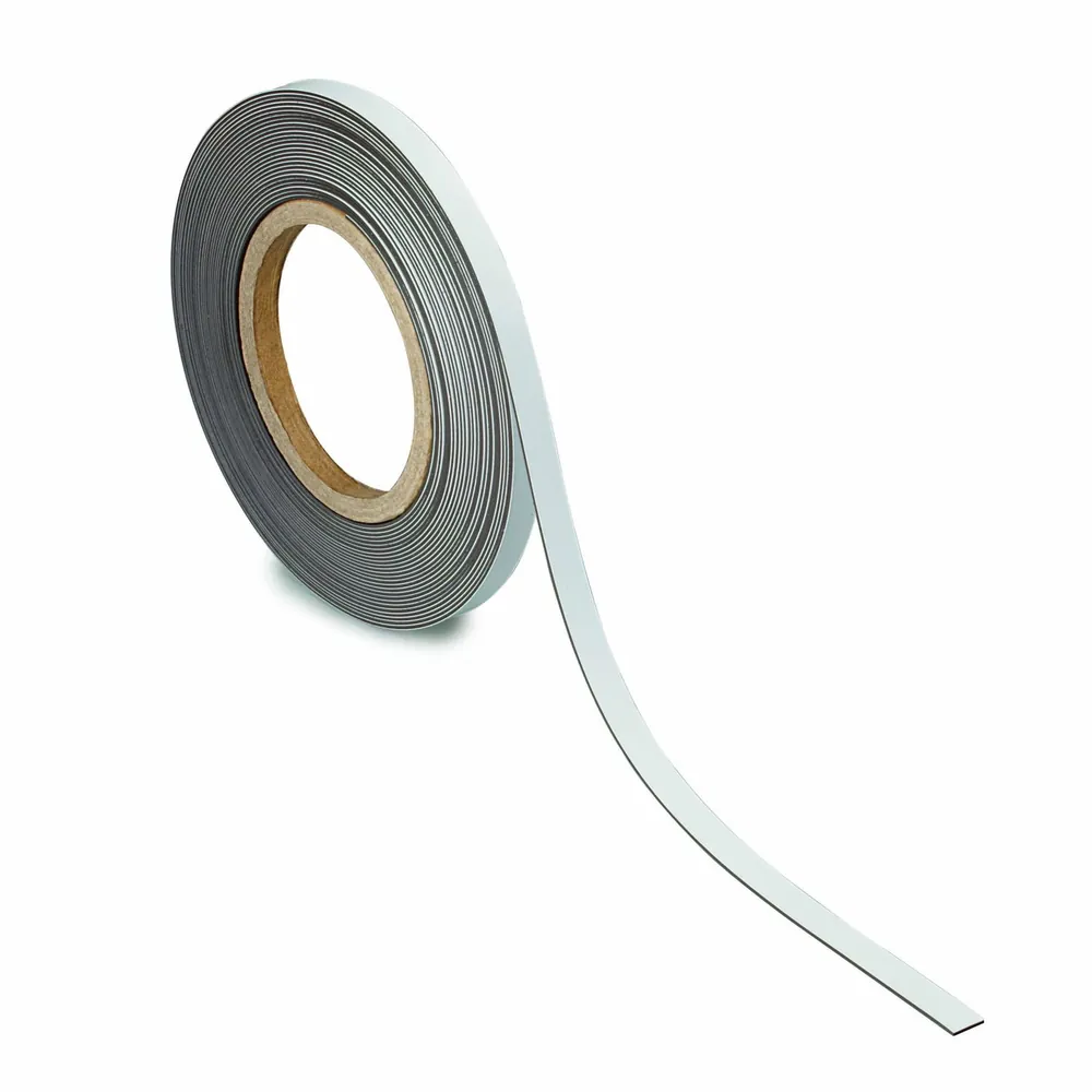 MAUL Beschriftbares Magnetband, 10mm x 10m, weiß Produktbild img1 L