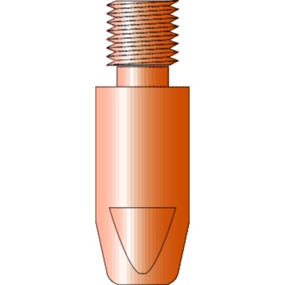 Produktbild von trafimet - Stromdüse M8 1,6mm E-Cu MB400/500