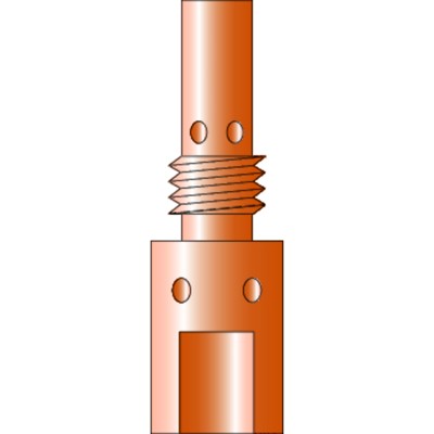 Produktbild von trafimet - Gasdüsenträger M6-35mm MB25