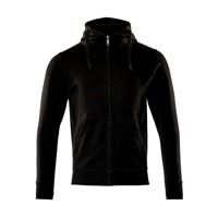 Produktbild von MASCOT® - 51590-970 Kapuzensweatshirt mit Reißverschluss, vollschwarz, M