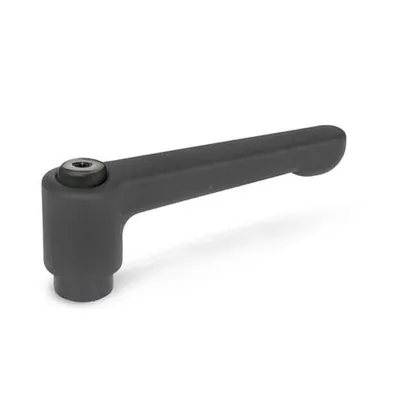 Produktbild von Ganter Norm® - Flache verstellbare Klemmhebel, Zink-Druckguss, Einsatz Stahl br