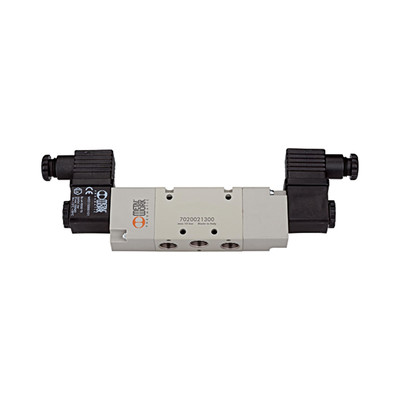 Produktbild von RIEGLER - 5/2-Wegeventil, Diff.-kolb., elektropn., bistabil, G 1/2, 24 V AC (51
