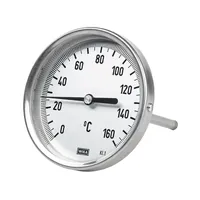 RIEGLER Bimetallthermometer, G 1/2 hinten, L=100, Ø 100, 0 °C bis 160 °C (5208) Produktbild