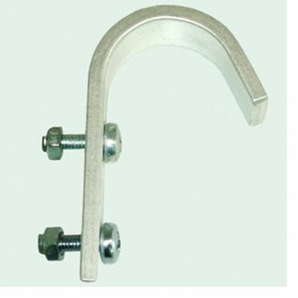 ZARGES Haken rd. Sprossenleiter Stufenleiter Breitsprossenleiter 36mm silber Produktbild img6 L