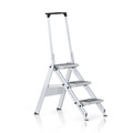 ZARGES Treppe 3 Stufen, Stufe B 360mm, klappbar, Stufe T 230mm Produktbild img6 S