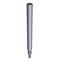 ZARGES Aufsteckrohr, 700mm, ø48mm, Aluminium-Rohr Produktbild