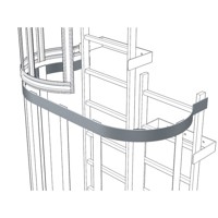 Produktbild von ZARGES - Rückenschutzbügel, für versetzte Ausführung, B 1.340mm, Stahl verzinkt