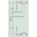 Produktbild von ZARGES - Wandhalter, Abst. 200-250mm Edelstahl